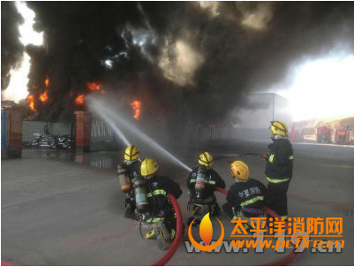 宁夏中宁县厂房起火