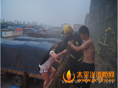 南昌一家物流公司起火