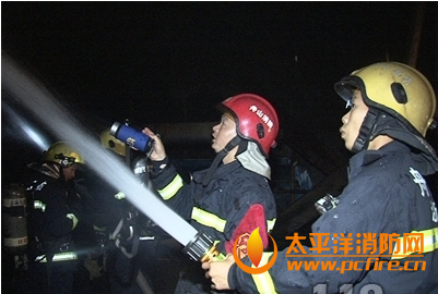 舟山一鱼粉厂火灾