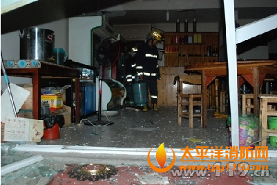 湖州安吉一饭店煤气瓶爆炸