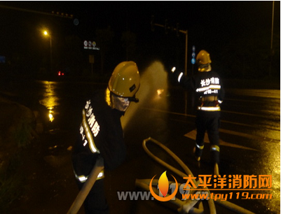 长沙一瓶装燃气站起火