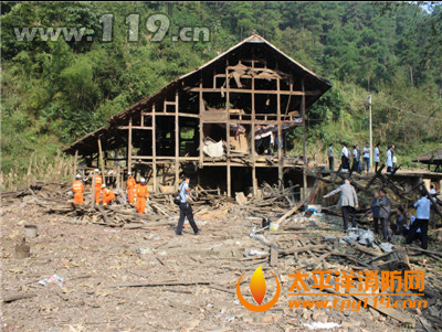 贵州湄潭县一爆竹厂发生爆炸
