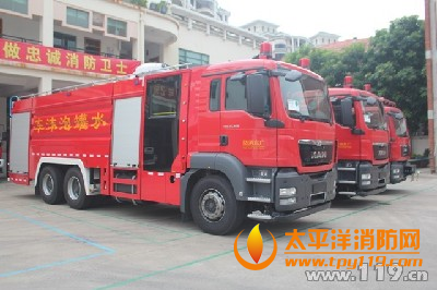 惠州消防新购5辆消防车