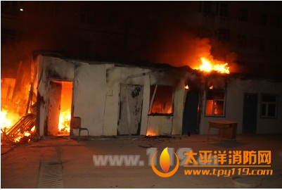 昌吉民工住宅彩钢房起火
