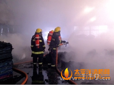 无锡橡胶加工厂起火
