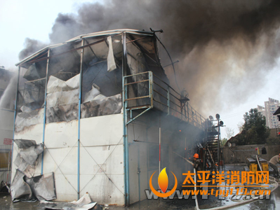 宁波在建工地工棚起火
