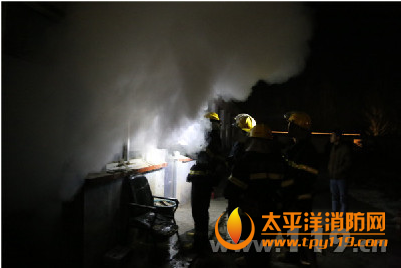 武威一酒厂公司员工宿舍起火