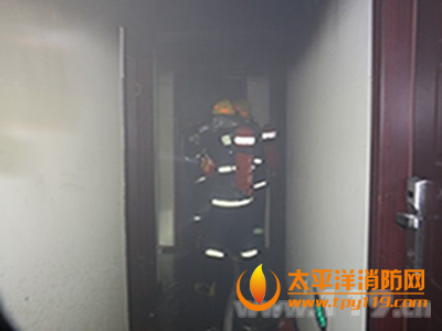 泉州晋江可幕村一宾馆着火