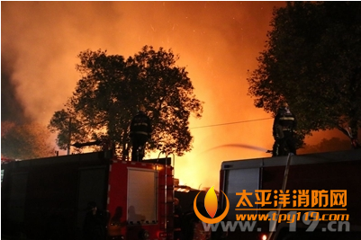 杭州潇山个体纺织厂大火
