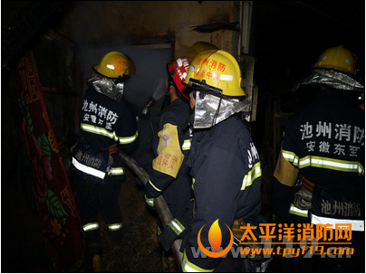 池州市一木材加工厂烘干房起火