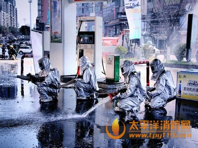 设置水枪阵地