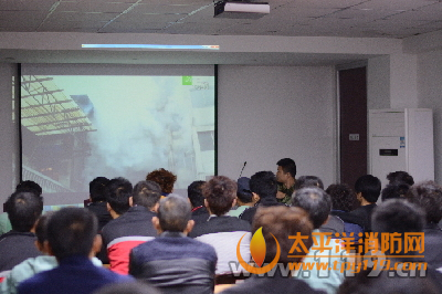 桐乡消防对企业员工消防安全培训