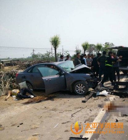 108国道大荔段两车相撞多人死亡受伤