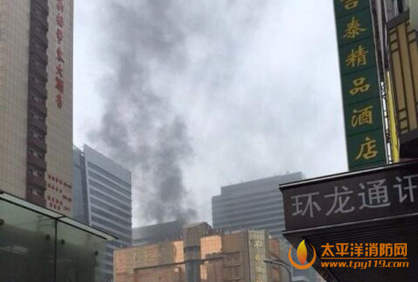 上海闸北区三期工地起火