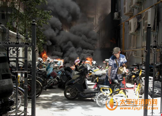 郑州一小区电动车发生爆炸