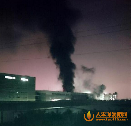 福建泉州一鞋服企业工厂起火