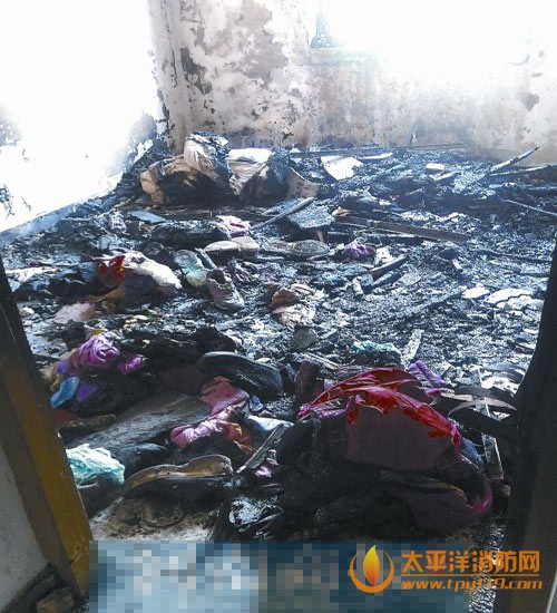祭城社区一居民楼发生火灾，没有人员伤亡