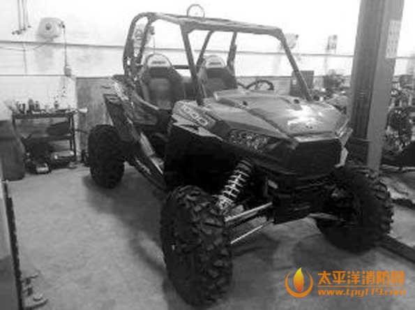 全地形四轮摩托车 秦淮消防大队供图