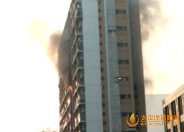 安高城市天地火灾现场