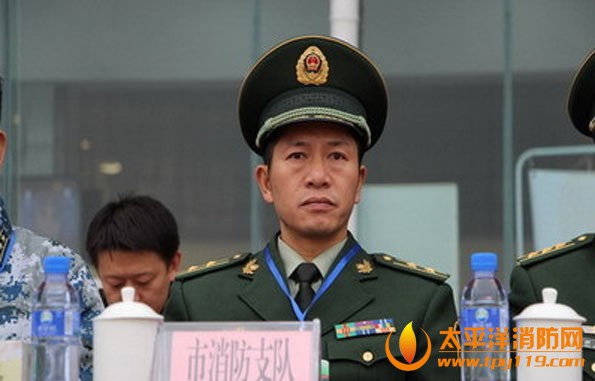图为演练现场
