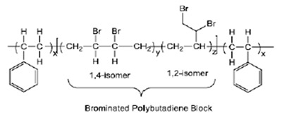  图17丁二烯苯乙烯溴化共聚物 