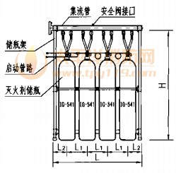 组合分配系统储存装置外形图