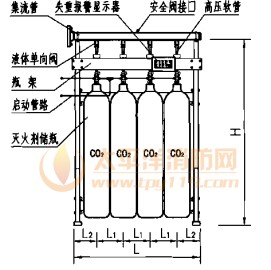 组合分配系统储存装置外形图