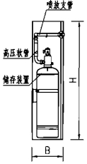 三氟甲烷装置剖视图