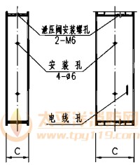 FXY-Ⅰ(Ⅱ)型左视图