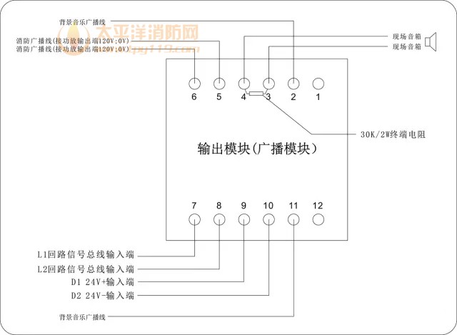 营口天成输出模块接线图