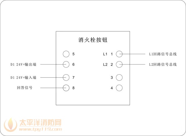 营口天成 消火栓按钮接线图