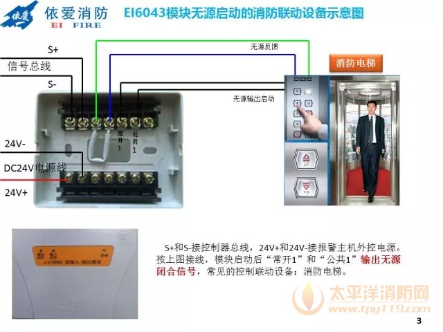 依爱消防EI6043模块接线