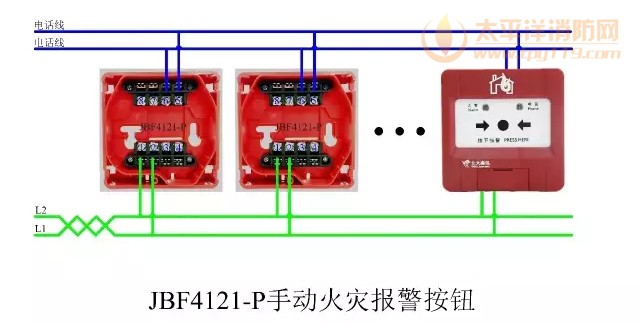 北大青鸟消防产品接线示意图