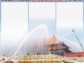 北京故宫开展大规模消防实战演练 消防机器人首进故宫太和殿“灭火”