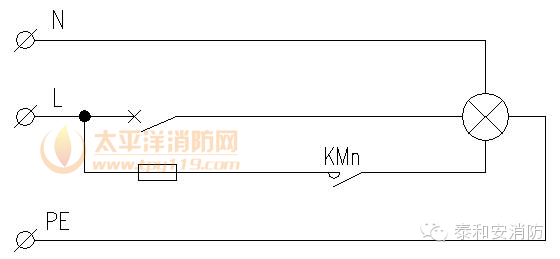 应急照明正确接线图