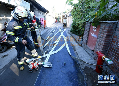 预设地下干式消防供水管路系统